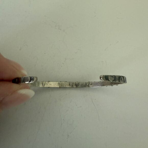 Vintage Turquoise Bracelet Lot, circa 1970's, Native American Unsigned - Picture 12 of 16